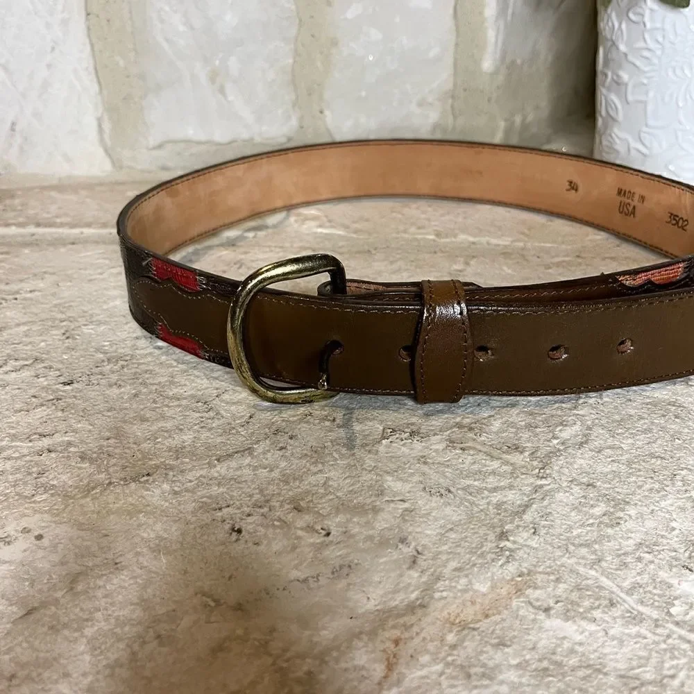 Snakeskin Belt sz 34